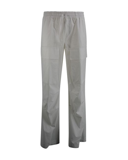 P.A.R.O.S.H. Gray Straight-Leg Cargo Trousers