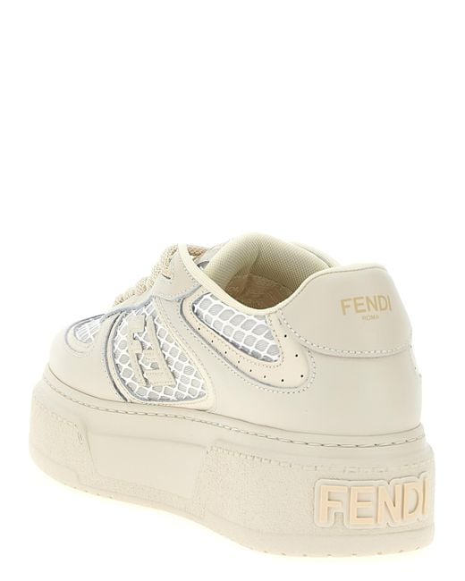 Fendi White Match' Sneakers