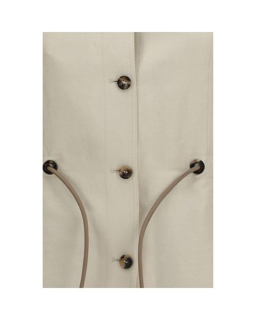 Max Mara Natural Beige Linen Full