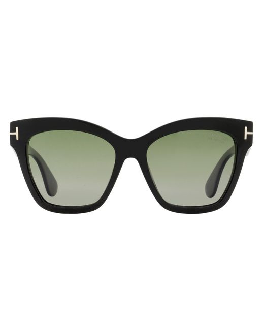 Tom Ford Black Elvira Butterfly Sunglasses Tf1217 01R- 55Mm Ft1217 Plastic (Acetate)