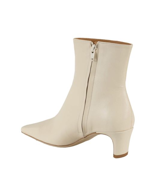 STAUD Wally Ankle Boot in Natural | Lyst