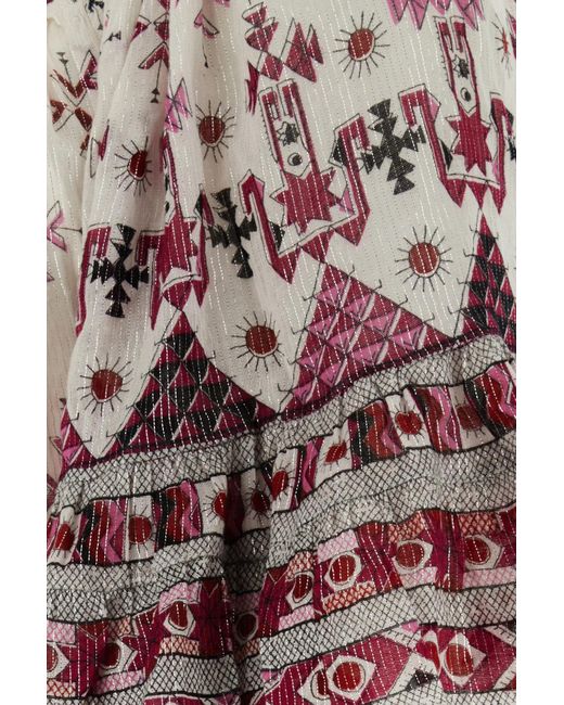 Isabel Marant White Embroidered Cotton Loane Mini Dress