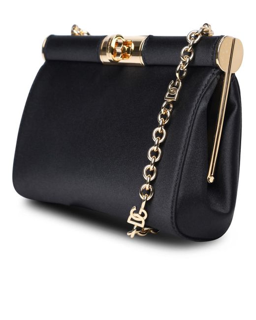 Dolce & Gabbana Black Silk Blend Bag