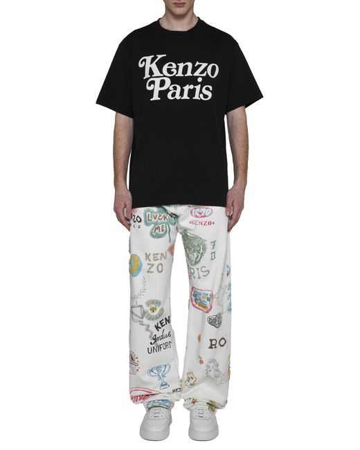 KENZO Gray Jeans for men
