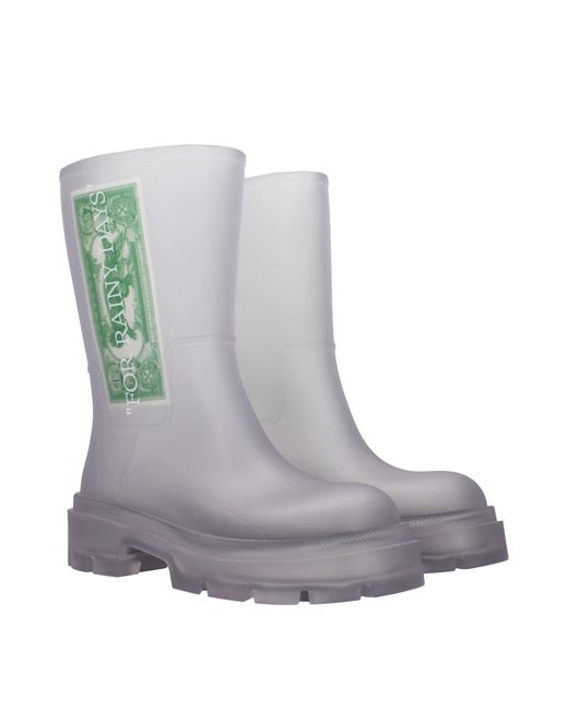 Off-White c/o Virgil Abloh Gray For Rainy Days Boots for men