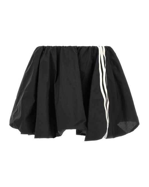 Y-3 Black Skirt With Shorts
