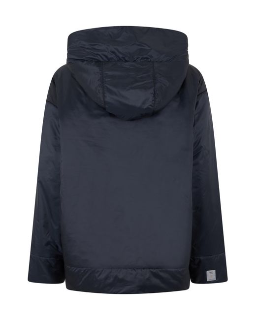 Max Mara Blue Padded Jacket Polyester Puffer