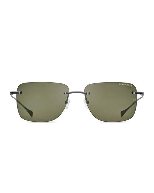 Dita Lancier Green Lsa 119 Titanio Sunglasses for men