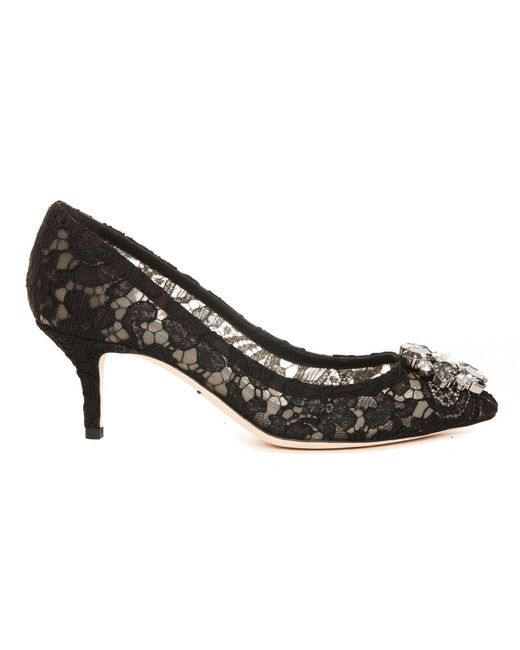 dolce gabbana lace pumps