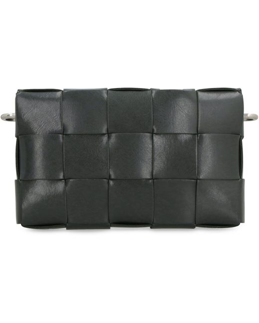 Bottega Veneta Gray Cassette Bag With Versatile Strap for men