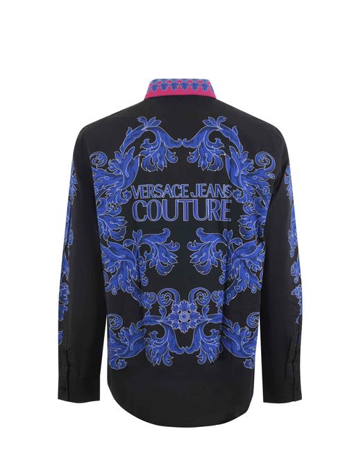 Versace Blue Couture Shirt for men