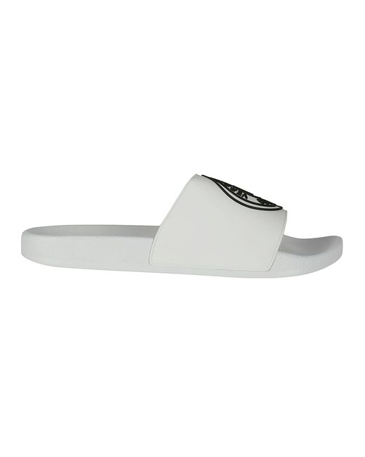 Versace White Fondo Slide Dis. 41 Shoes for men