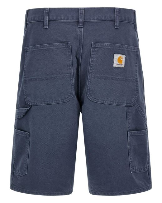 Carhartt Blue Single Knee Bermuda Shorts for men