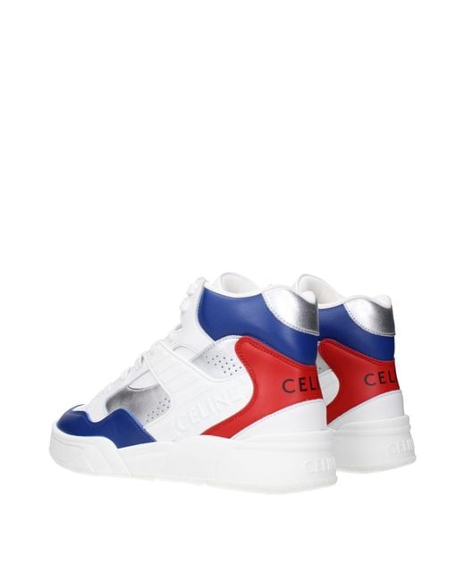 Céline Blue Leather Athletic Sneakers for men