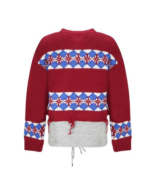 DSquared² Red Knitwear for men
