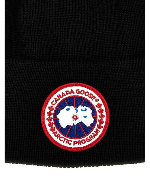 Canada Goose Black Arctic Disc Toque Hats for men