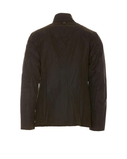 Barbour Brown Leaaward Wax Jacket for men