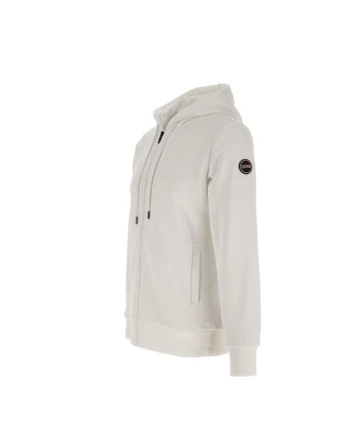 Colmar White Connective Cotton Sweatshirt for men
