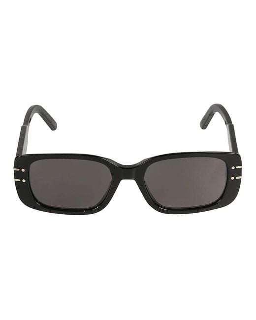 Dior Gray Flat Rectangle Classic Sunglasses