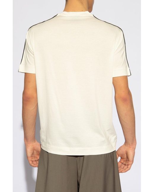 Emporio Armani Natural T-shirt With Logo, for men