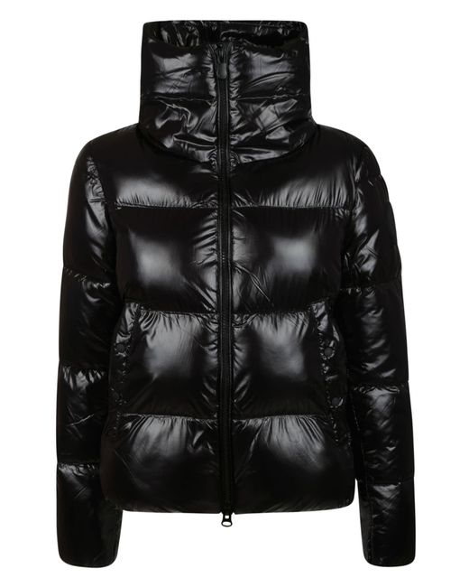Save The Duck Isla Puffer Jacket in Black | Lyst