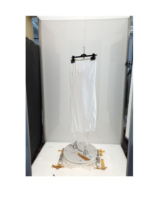 Céline Gray Viscose Skirt