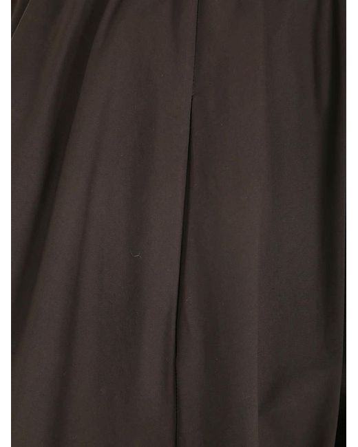 P.A.R.O.S.H. Black Long Skirt With Elastic Band