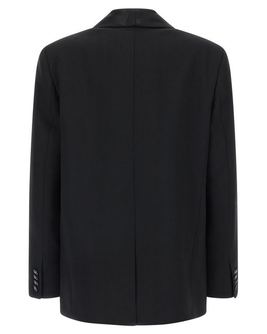 Emilio Pucci Black 'Labirinto' Single-Breasted Blazer