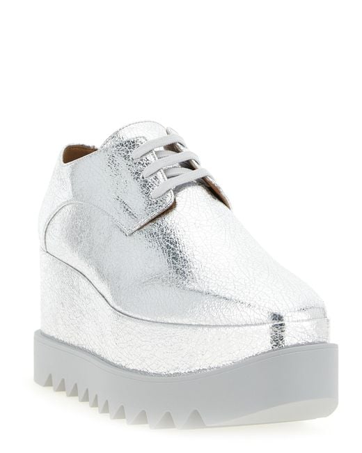 Stella McCartney White Eva Flats