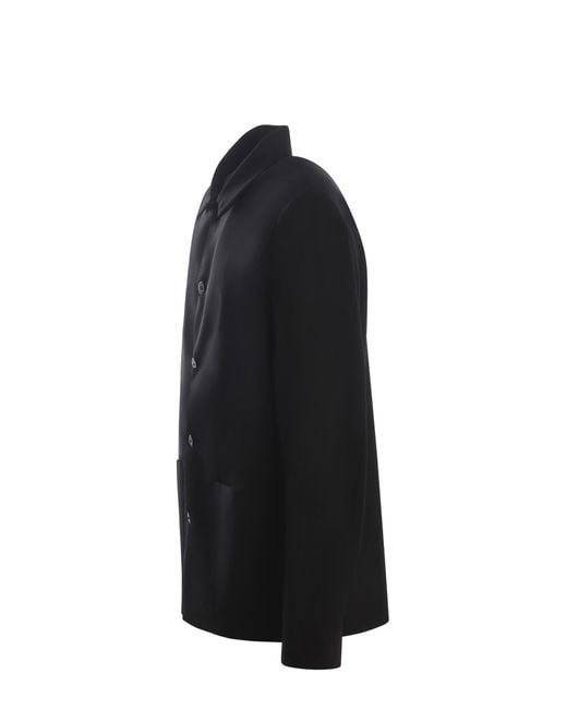 Costumein Black Jacket Antoine Made Of Fresh Wool for men