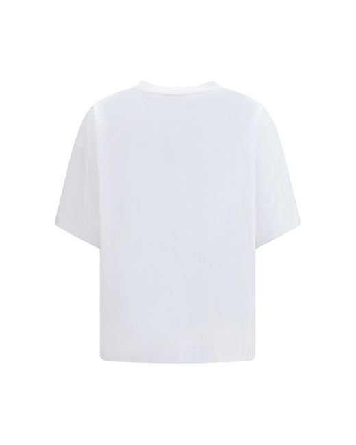 Dries Van Noten White T-Shirt Cotton T-Shirts for men