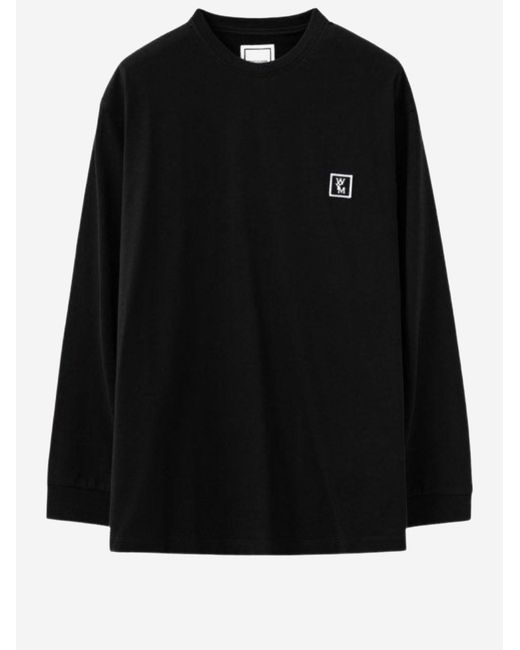 Wooyoungmi Black Cotton Sweater for men