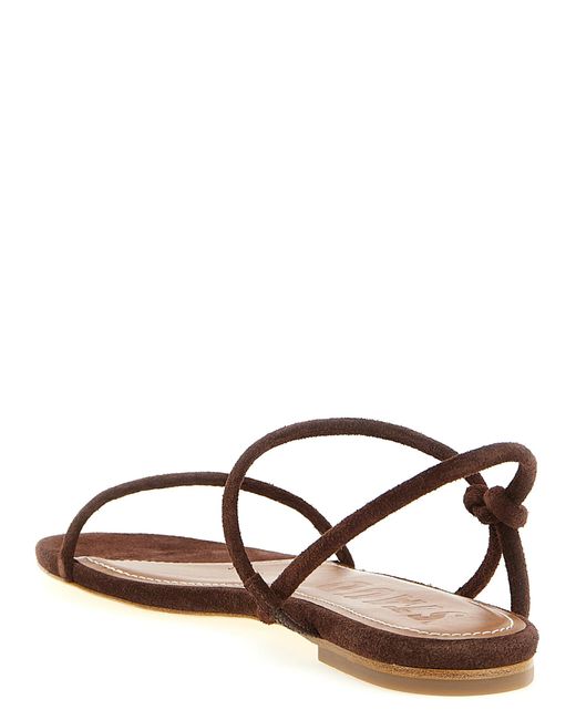 Staud White Laurel Sandals