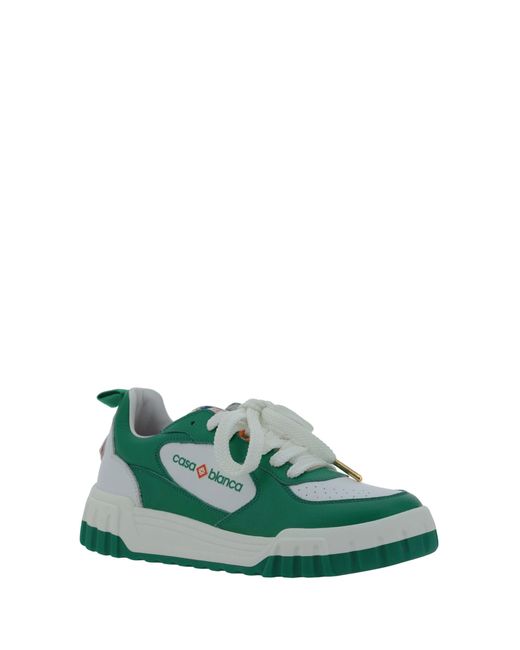 Casablancabrand Green The Court Sneakers for men