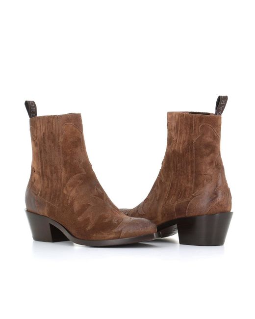 Sartore Brown Texan Boot Sr3645st