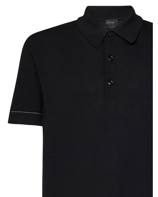 Brioni Black Polo Shirt for men