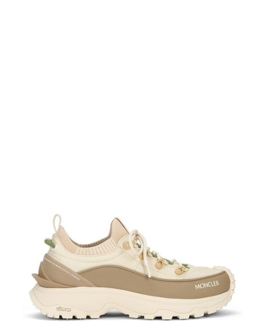 Moncler Natural Sneakers Trailgrip Lite3 Polyester Trainers