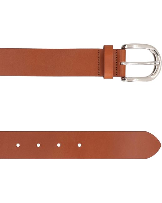 Isabel Marant Brown Zaph Leather Belt for men