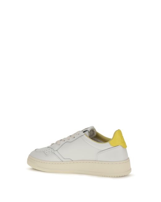 Autry White Sneakers Medalist Low Game Set Match Trainers for men