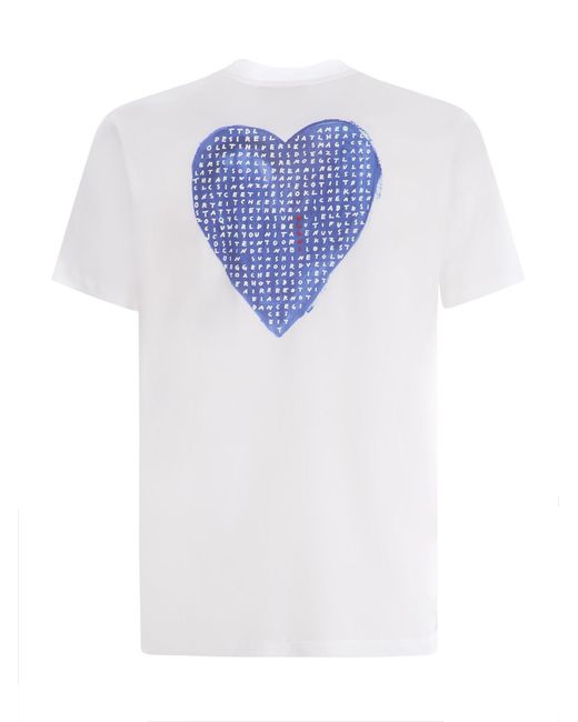 Marni White T-shirt "falling In Love" for men