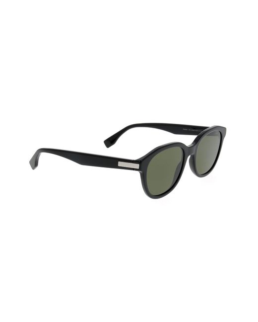 Fendi Green Round Frame Sunglasses
