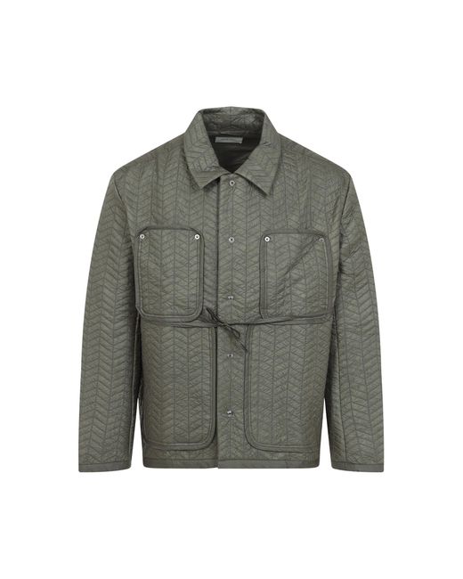 Craig Green Green Quilted Worker Jacket for men
