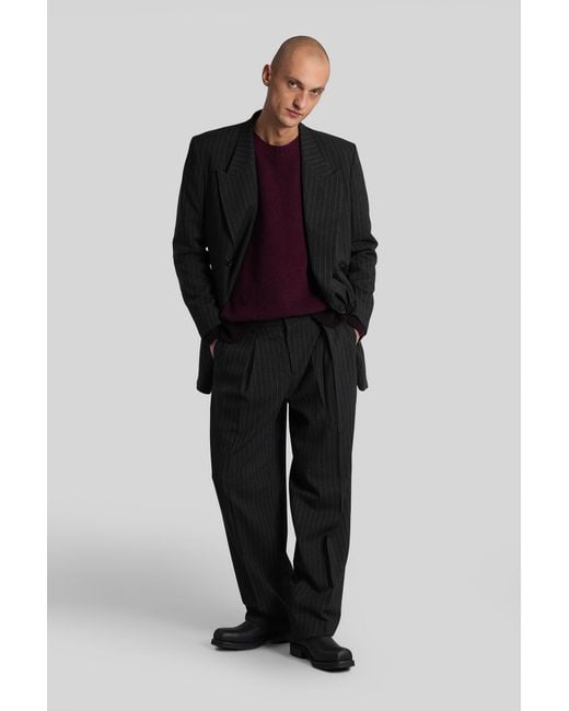 Paura Black Noge Pants for men