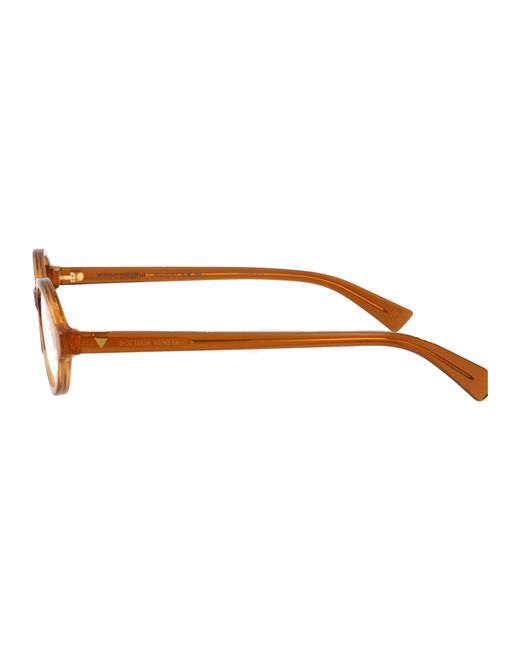 Bottega Veneta Brown Acetate Glasses