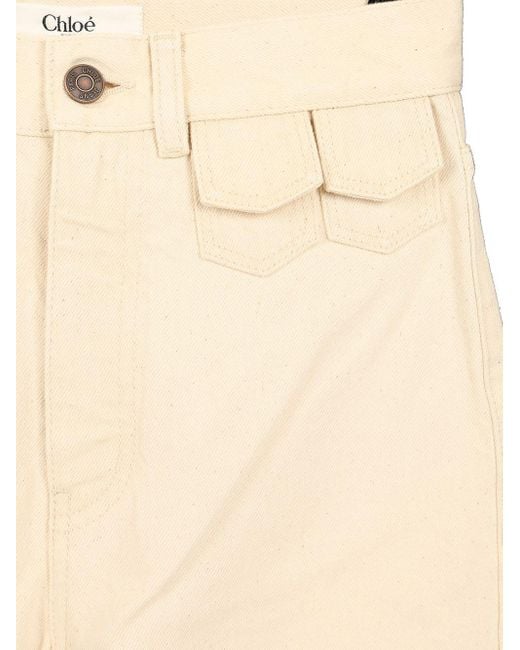 Chloé Natural Flare Jeans