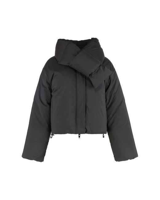 Alexander Wang Black Down Jacket Tech Fabric Polyester Puffer