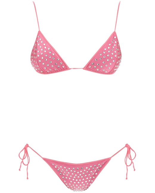 Oseree Pink Gem Bikini Set