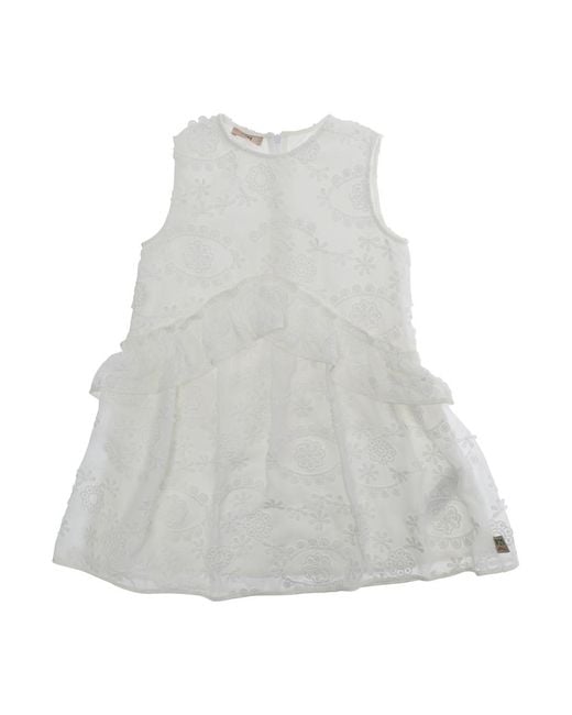 N°21 White Girls Dress Polyester