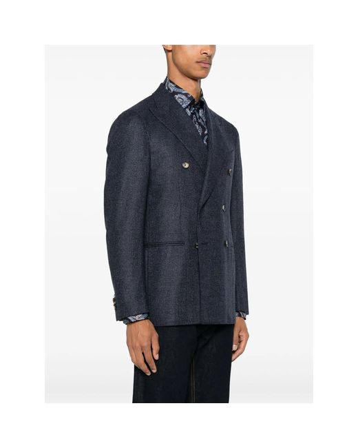 Caruso Blue Jacket for men