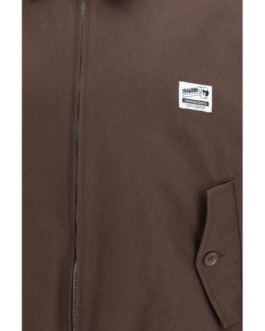 Magliano Brown Work Cotton Gabardine Jacket for men